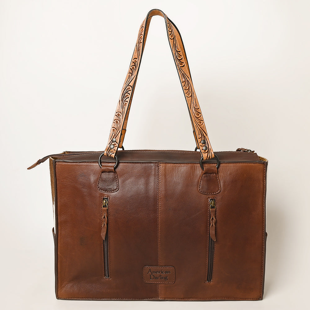 LC-ADBGZ201 Tote Hair On Genuine Western Leather Women Bag