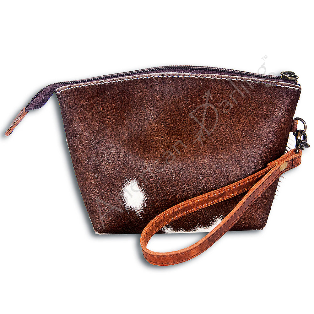 ADBG443 Coin Purse Hair On Genuine Western Leather Women Bag