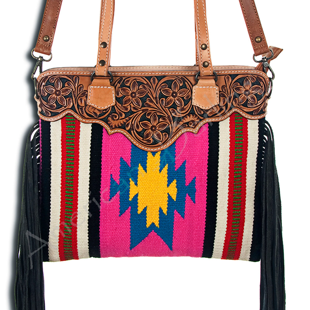 LC-ADBGS144DAR1 Messenger Genuine Western Leather Women Bag