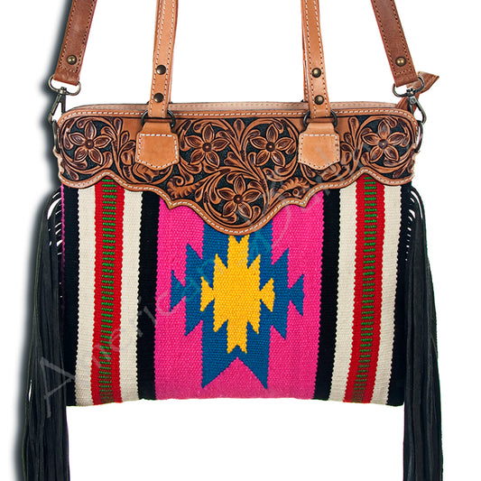 LC-ADBGS144DAR1 Messenger Genuine Western Leather Women Bag