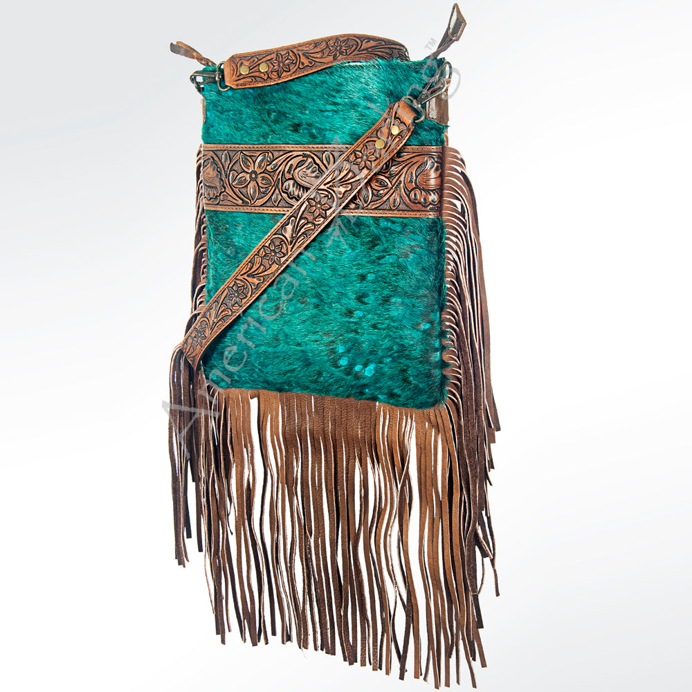 ADBGS192 Large Crossbody Genuine Western Leather Women Bag Pearl