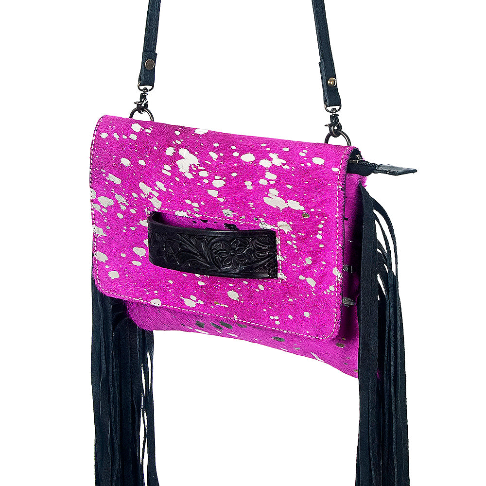 ADBG501 Crossbody Hair On Genuine Western Leather Women Bag