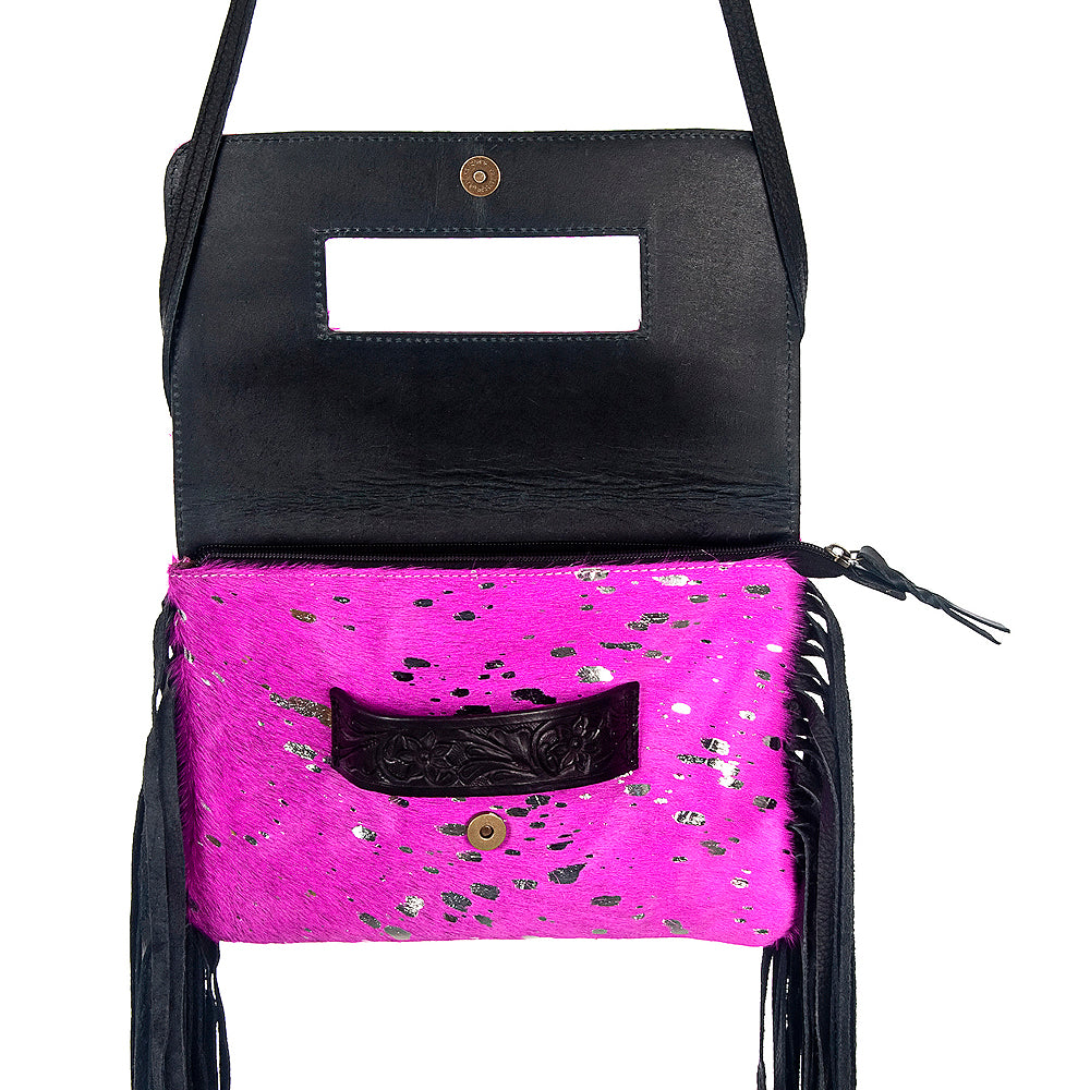 ADBG501 Crossbody Hair On Genuine Western Leather Women Bag