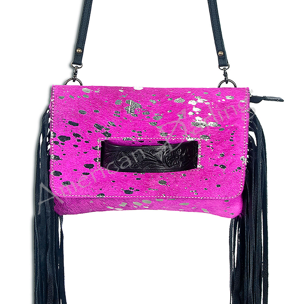 ADBG501 Crossbody Hair On Genuine Western Leather Women Bag