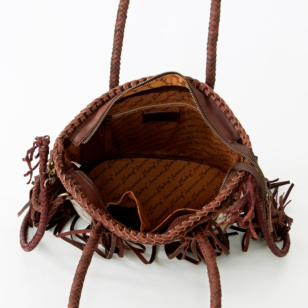 LC-ADBGD117 Tote Hair-On Genuine Western Leather Women Bag