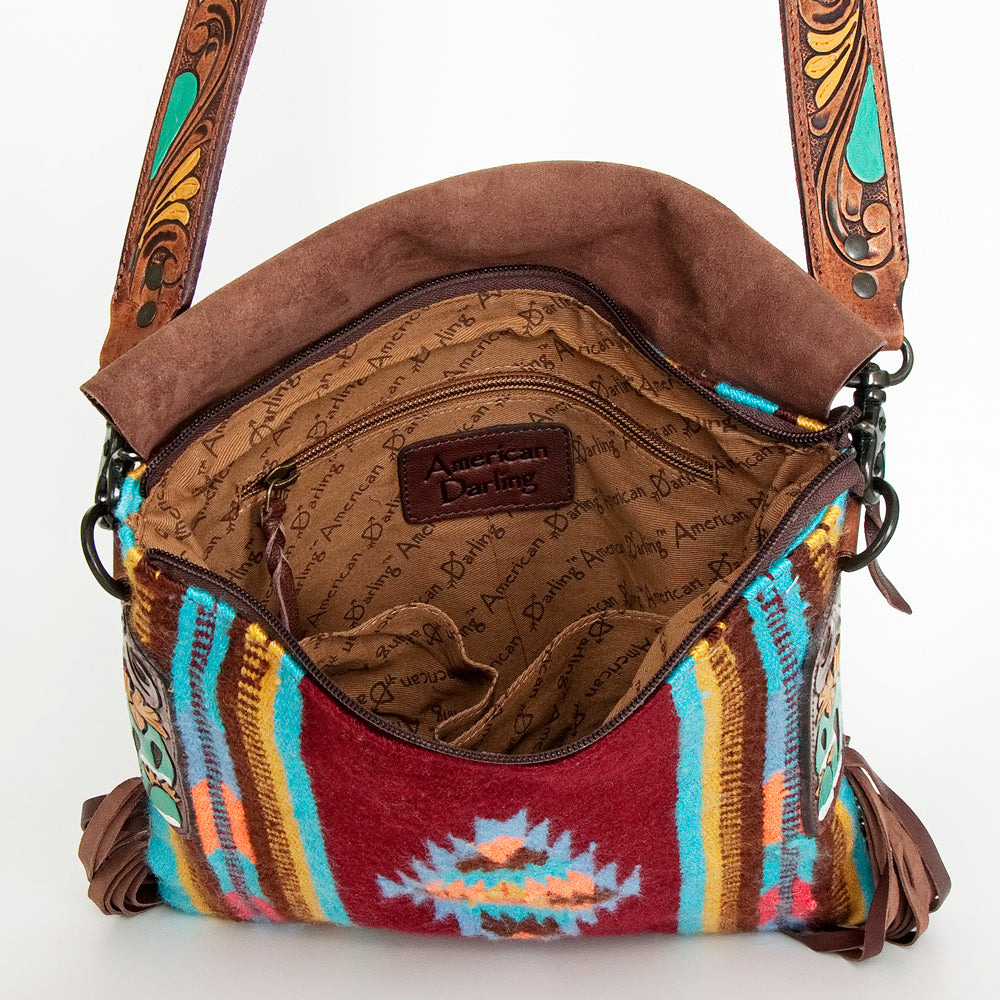 LC-ADBGZ175G Messenger Genuine Western Leather Women Bag