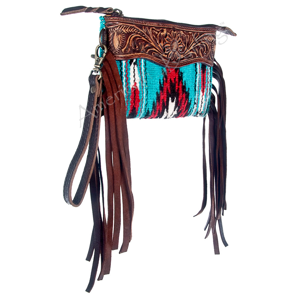 LC-ADBGZ179 Wristlet Genuine Western Leather Women Bag