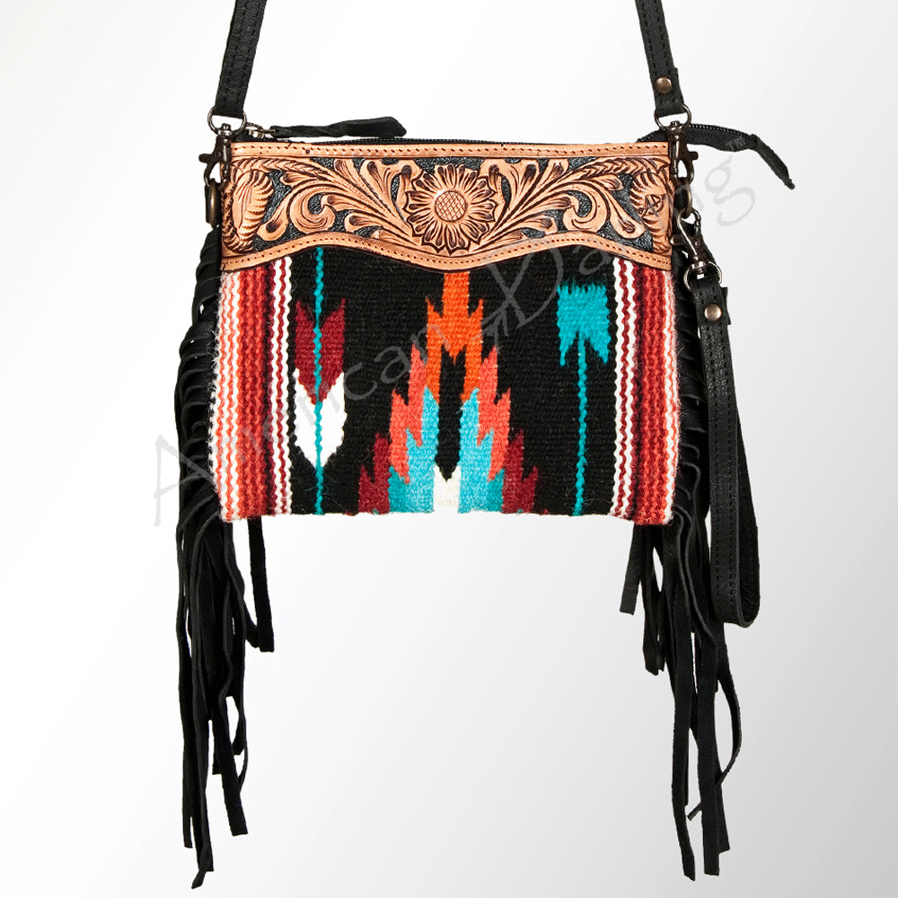 LC-ADBGZ183B Crossbody Genuine Western Leather Women Bag Becca