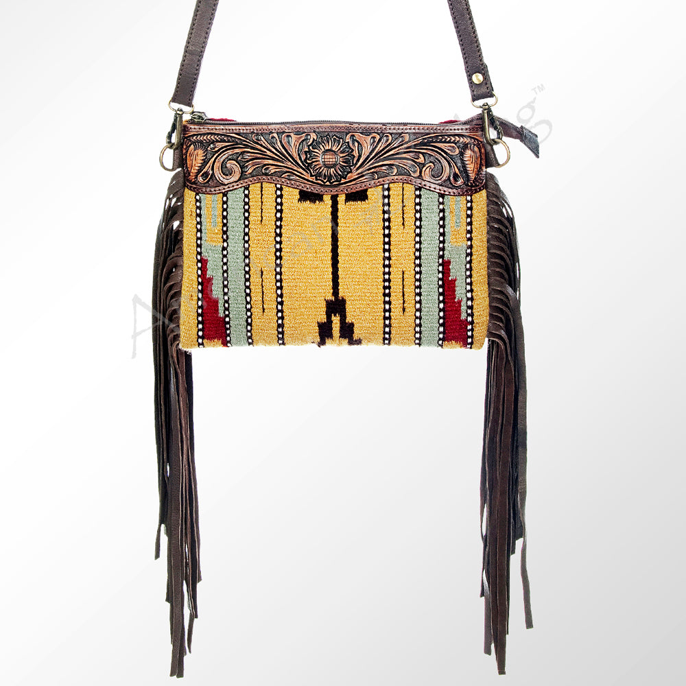 LC-ADBGZ184C  Crossbody Genuine Western Leather Women Bag Becca