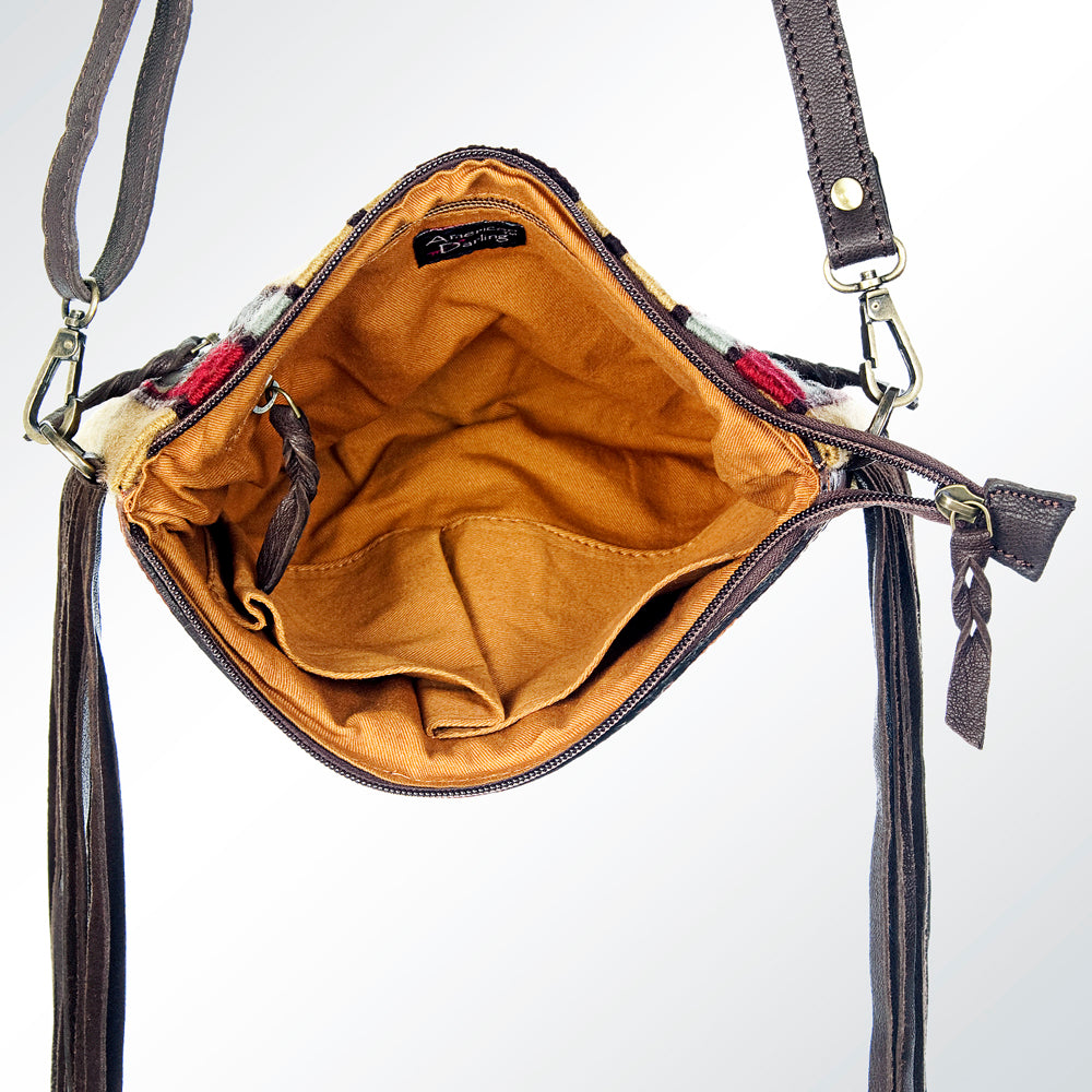 LC-ADBGZ184C  Crossbody Genuine Western Leather Women Bag Becca