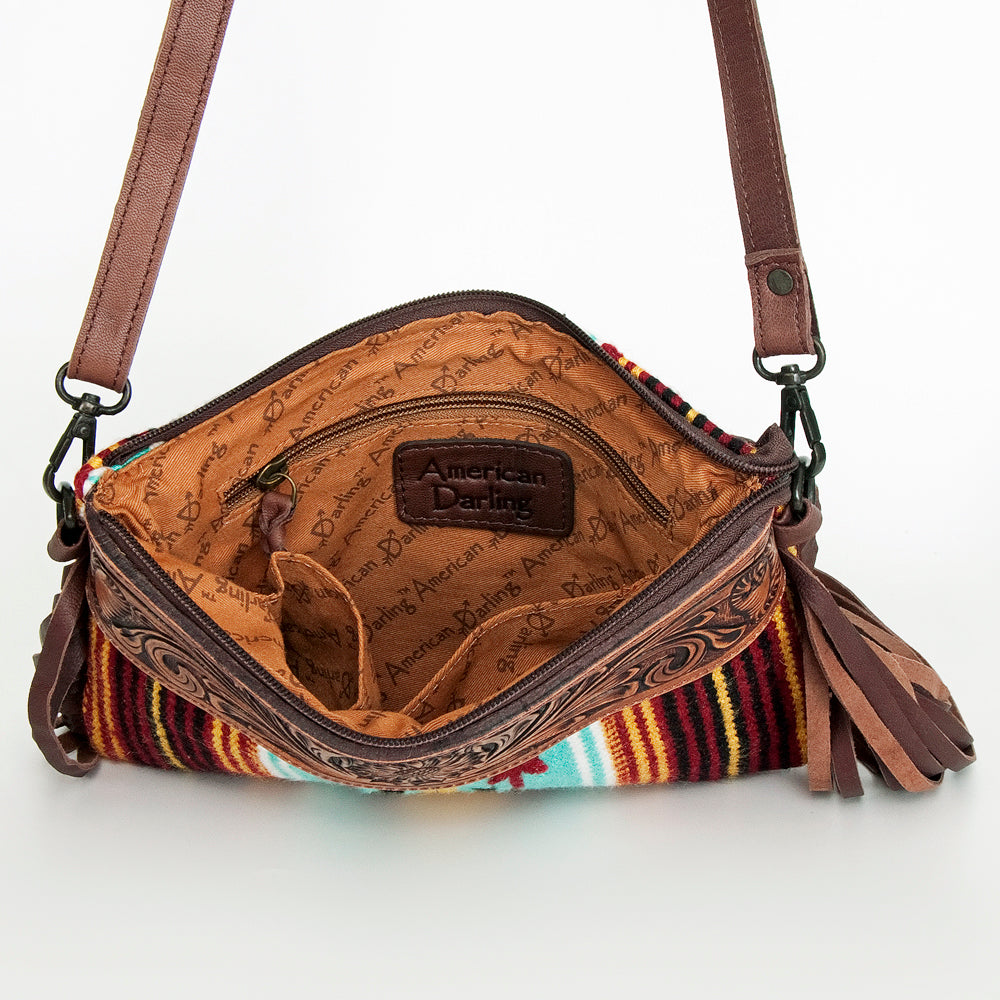 LC-ADBGZ184D  Crossbody Genuine Western Leather Women Bag Becca