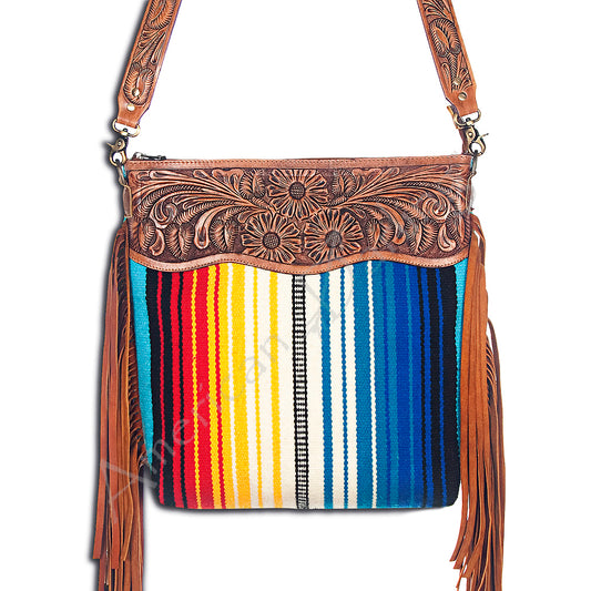 LC-ADBGZ174R Crossbody Genuine Western Leather Women Bag