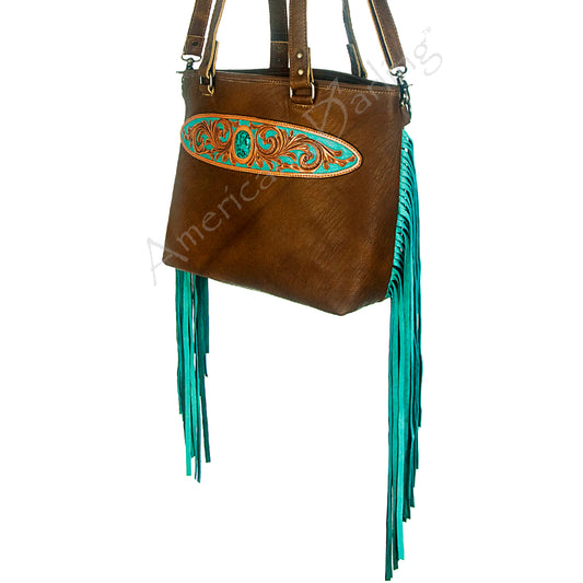 LC-ADBGZ195 Tote Genuine Western Leather Women Bag