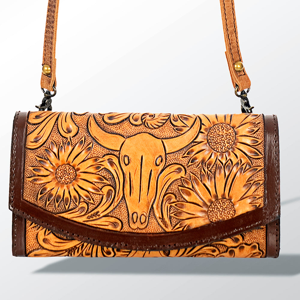 ADBG518 Wallet Genuine Western Leather Women Bag