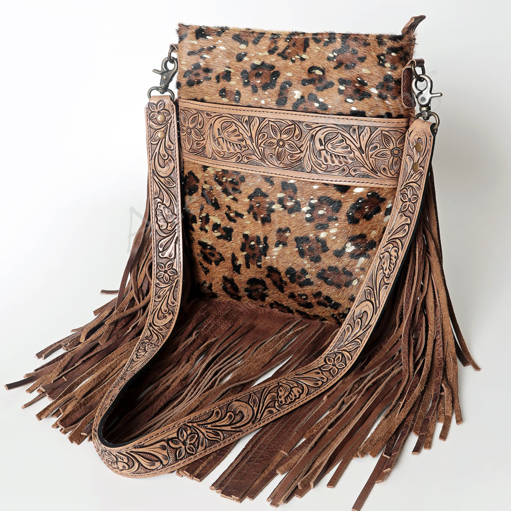 ADBGS192 Large Crossbody Genuine Western Leather Women Bag Pearl