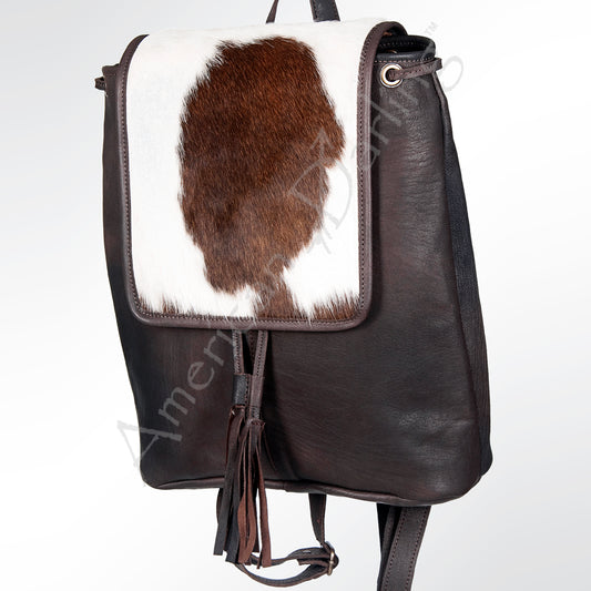 LC-ADBGZ218 Backpack Hair On Genuine Western Leather Women Bag
