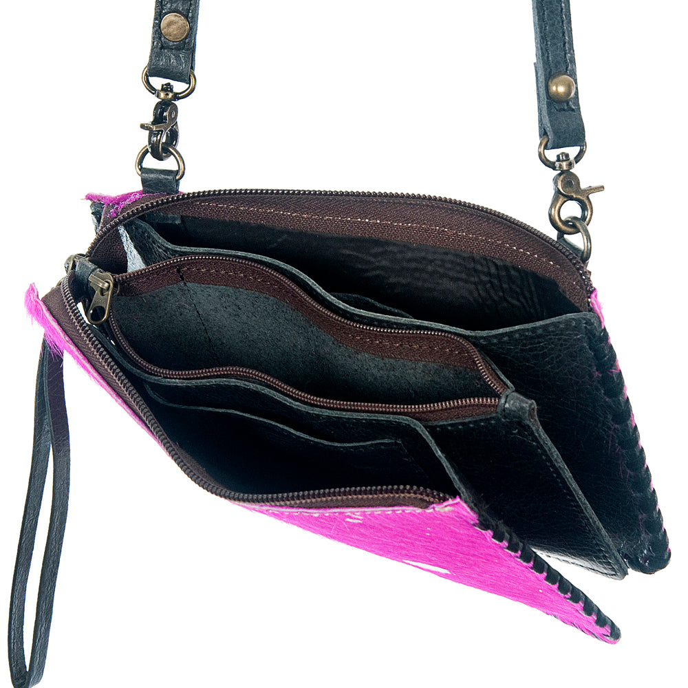 ADBG535 Wallet Hair-On Genuine Western Leather Women Bag