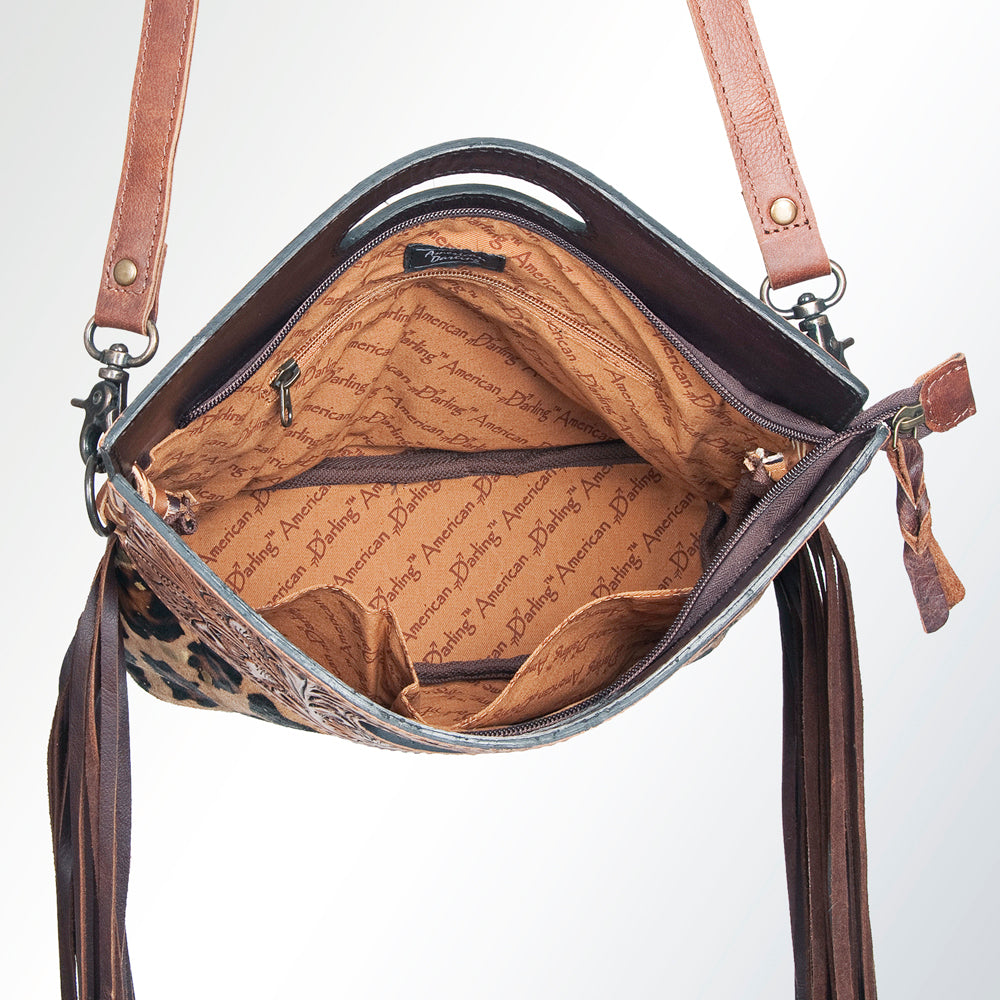 ADBGS146 Crossbody Genuine Western Leather Women Bag Teah