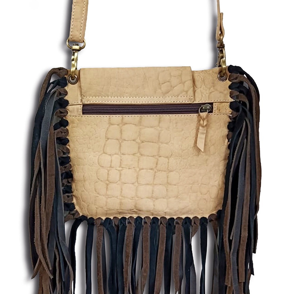 ADBGH142 Crossbody Genuine Leather Women Bag Western Handbag Purse