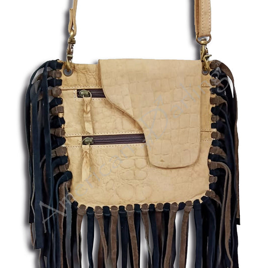 ADBGH142 Crossbody Genuine Leather Women Bag Western Handbag Purse