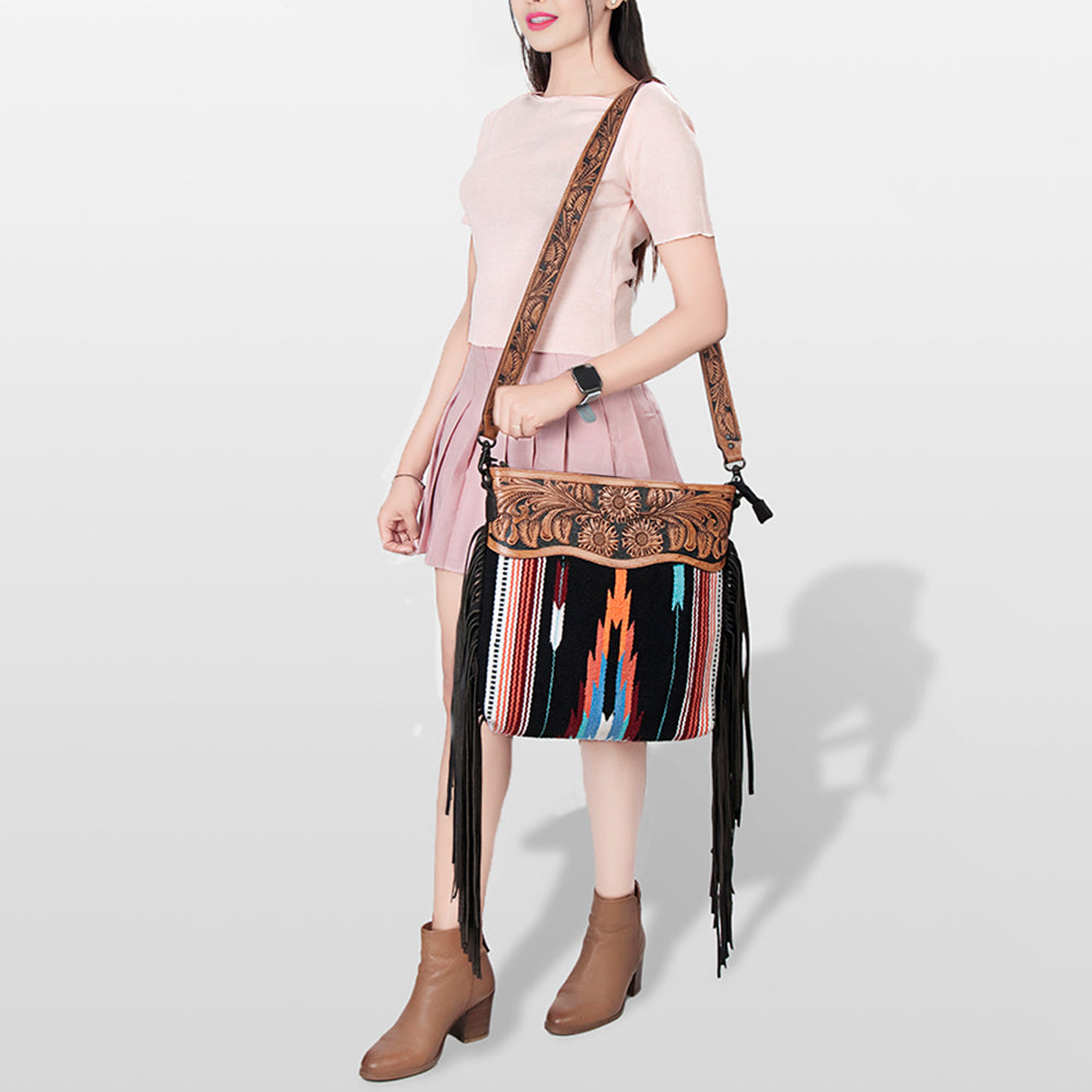 LC-ADBGZ251 Crossbody Genuine Western Leather Women Bag
