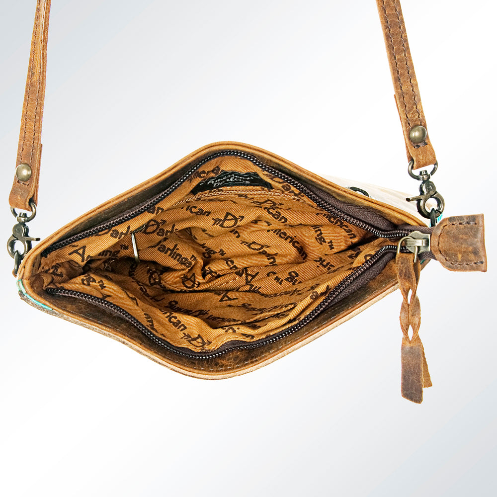 LC-ADBG547TRQ3 Crossbody Hair-On Genuine Western Leather Women Bag