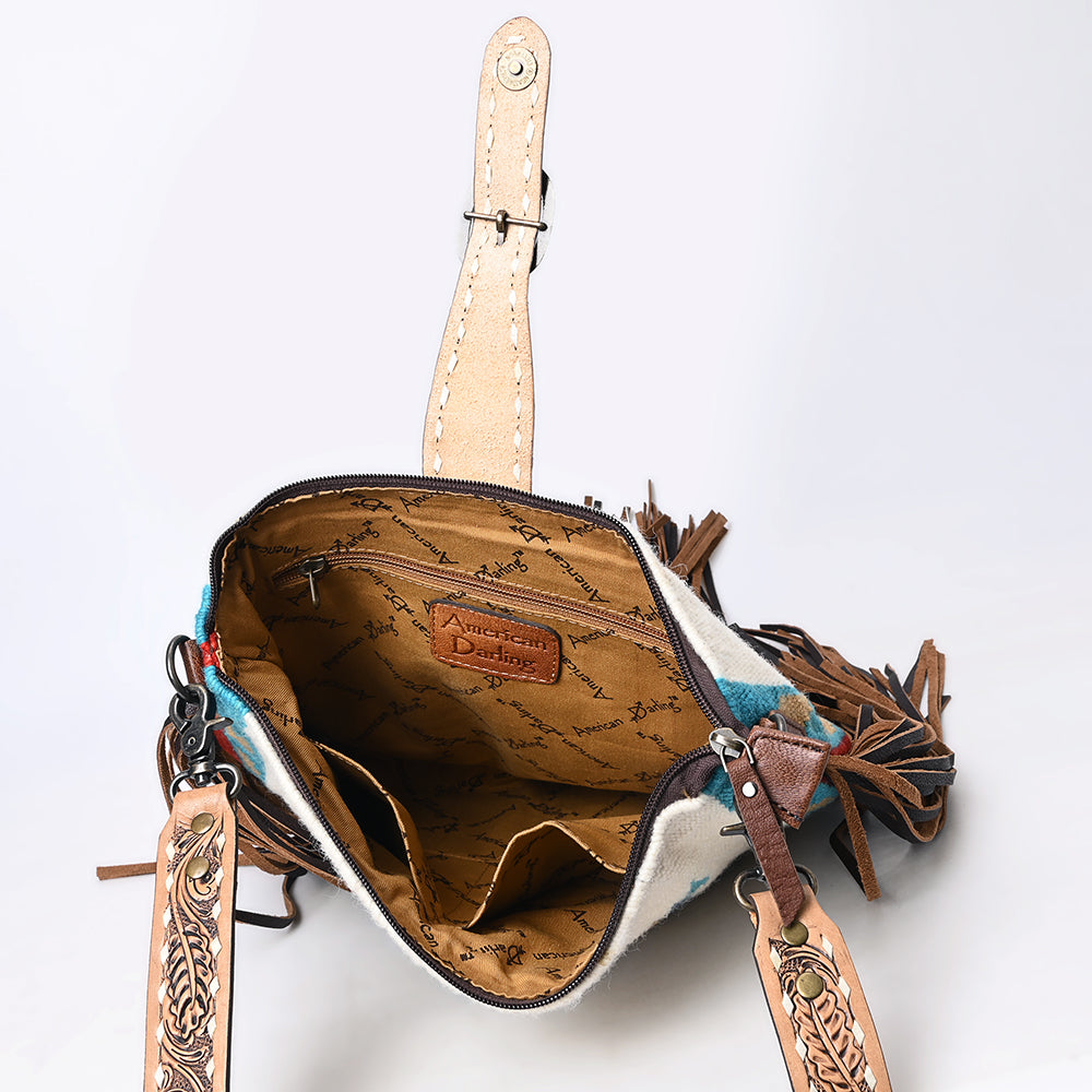 LC-ADBG551DAR1 Large Crossbody Genuine Western Leather Women Bag