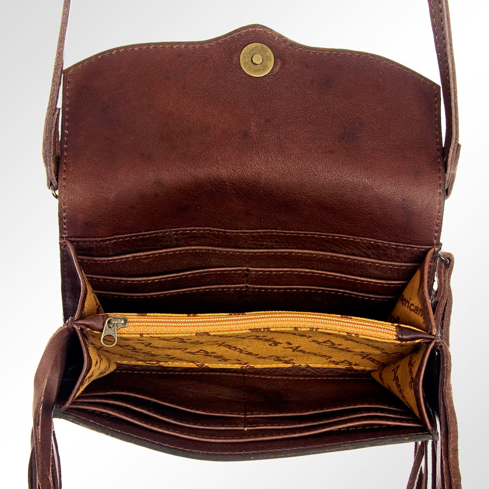 LC-ADBG556 Wristlet Genuine Western Leather Women Bag