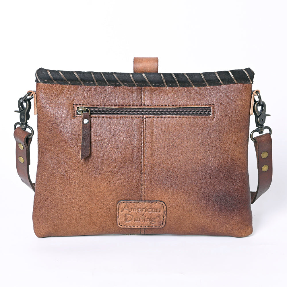 ADBG1112 American Darling Hand-Woven Saddle Blanket Western Crossbody Bag Genuine Leather Artisan Purse