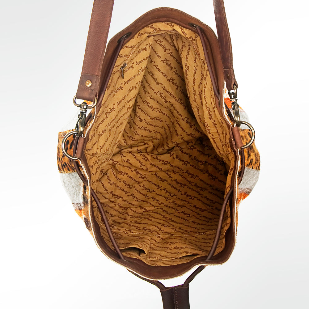 LC-ADBG574 Bucket Genuine Western Leather Women Bag Belle