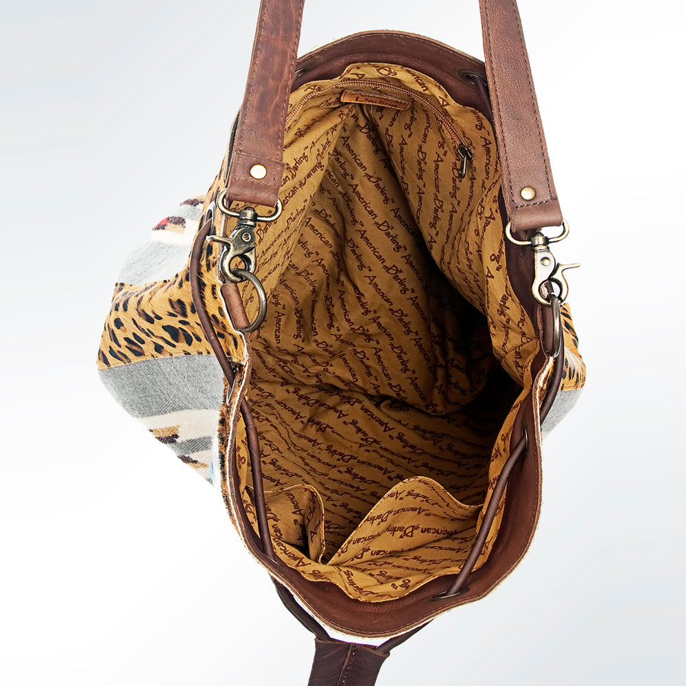 LC-ADBG574 Bucket Genuine Western Leather Women Bag Belle