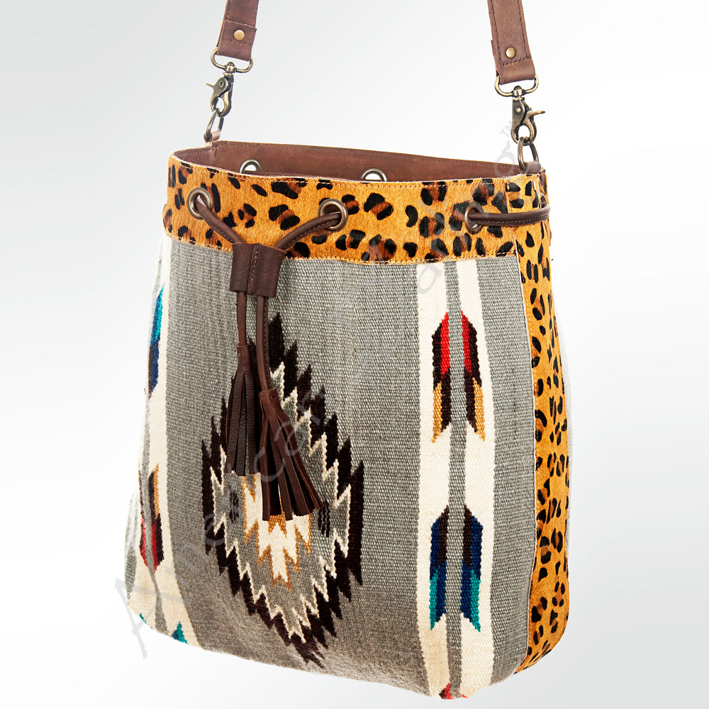 LC-ADBG574 Bucket Genuine Western Leather Women Bag Belle