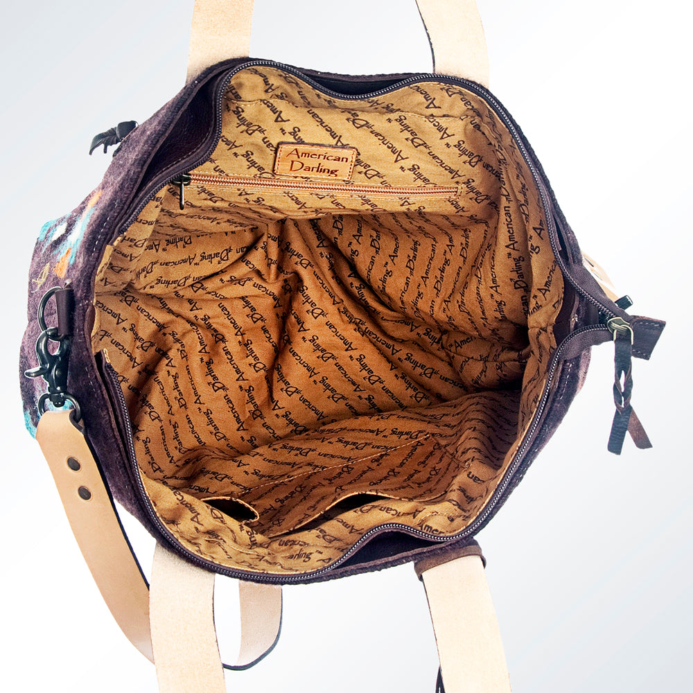 LC-ADBG575 Tote Genuine Western Leather Women Bag Jolene