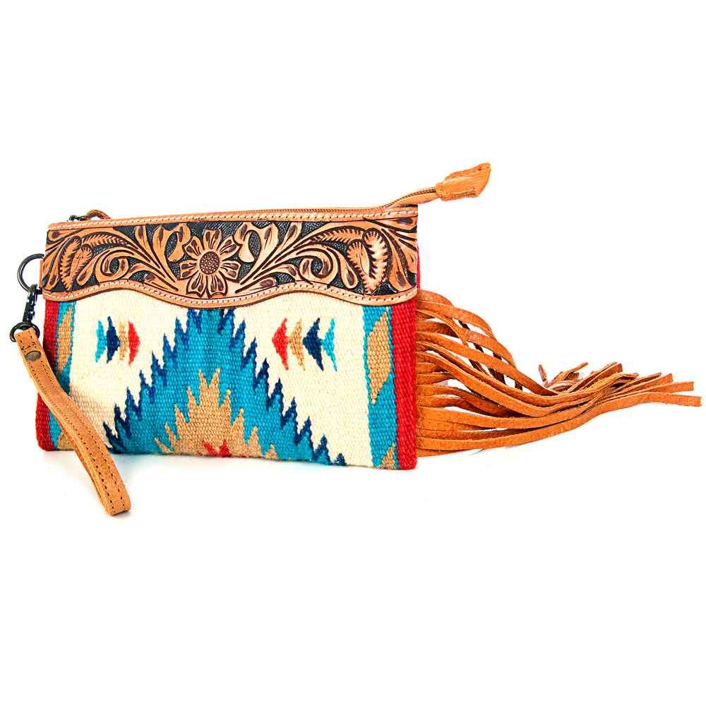 ADBG344 Wristlet Genuine Western Leather Women Bag Blake