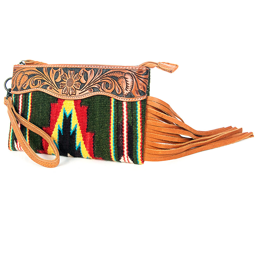 ADBG344 Wristlet Genuine Western Leather Women Bag Betsy