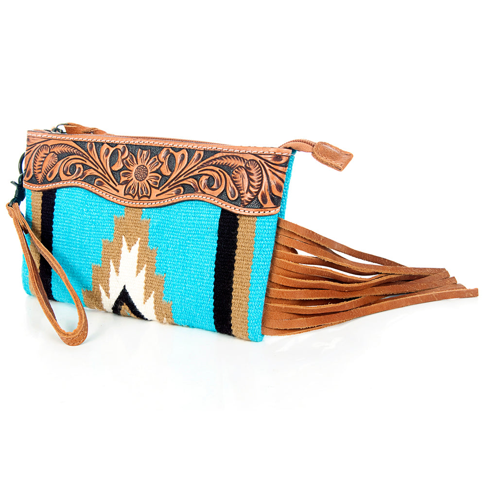 ADBG344 Wristlet Genuine Western Leather Women Bag Blake