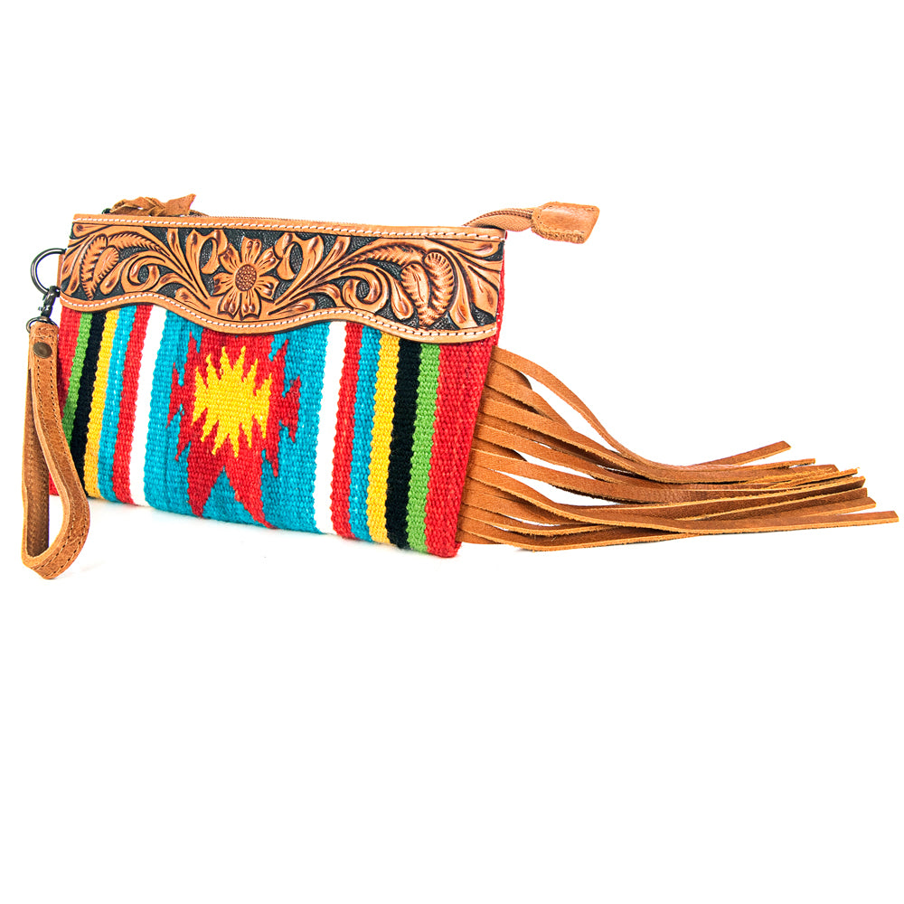 ADBG344 Wristlet Genuine Western Leather Women Bag Blake