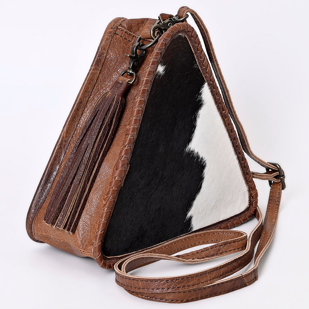 LC-ADBG576 Crossbody Hair On Genuine Western Leather Women Bag