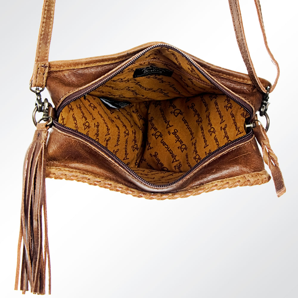 LC-ADBG576 Crossbody Hair On Genuine Western Leather Women Bag