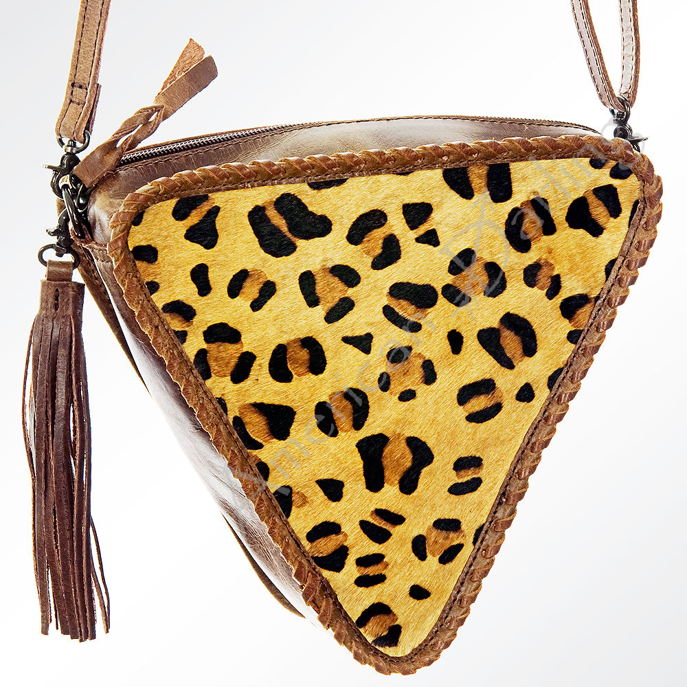 LC-ADBG576 Crossbody Hair On Genuine Western Leather Women Bag