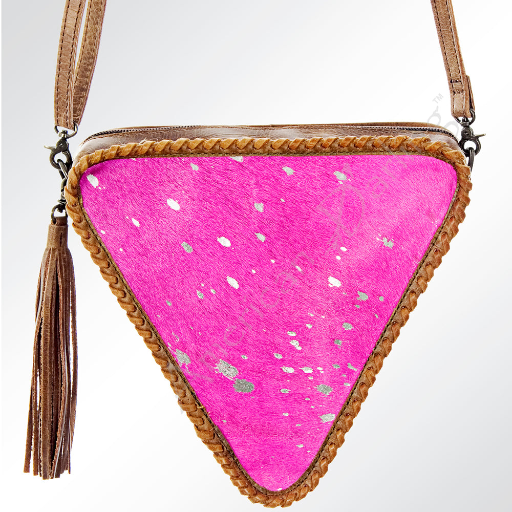 LC-ADBG576 Crossbody Hair On Genuine Western Leather Women Bag