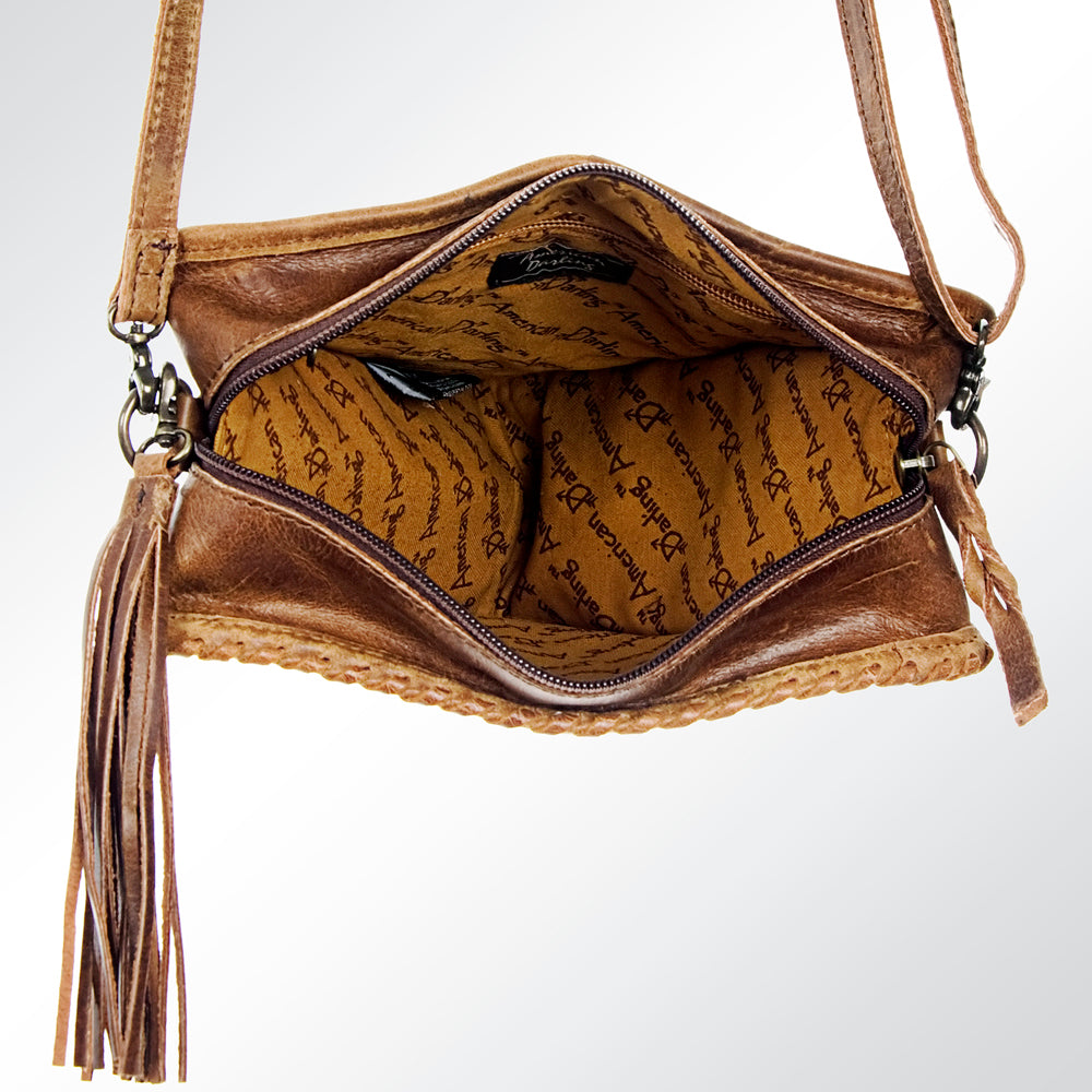 LC-ADBG576 Crossbody Hair On Genuine Western Leather Women Bag