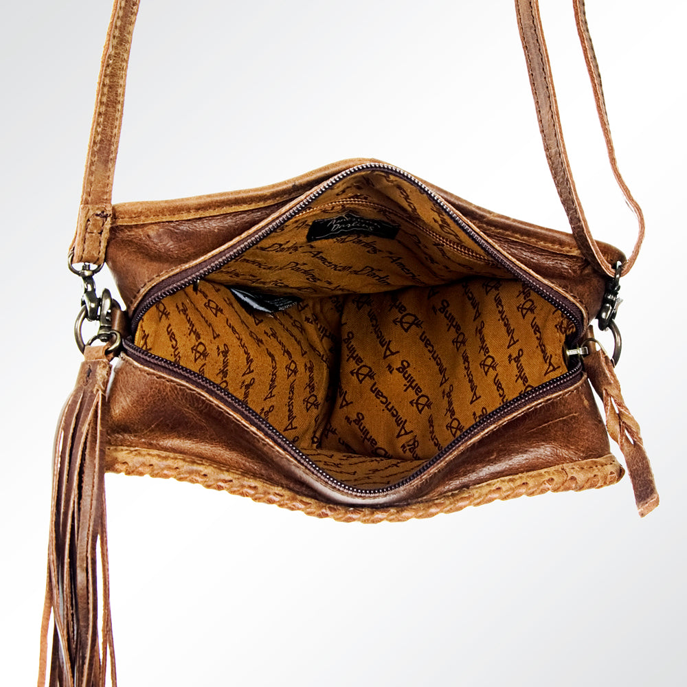 LC-ADBG576 Crossbody Hair On Genuine Western Leather Women Bag