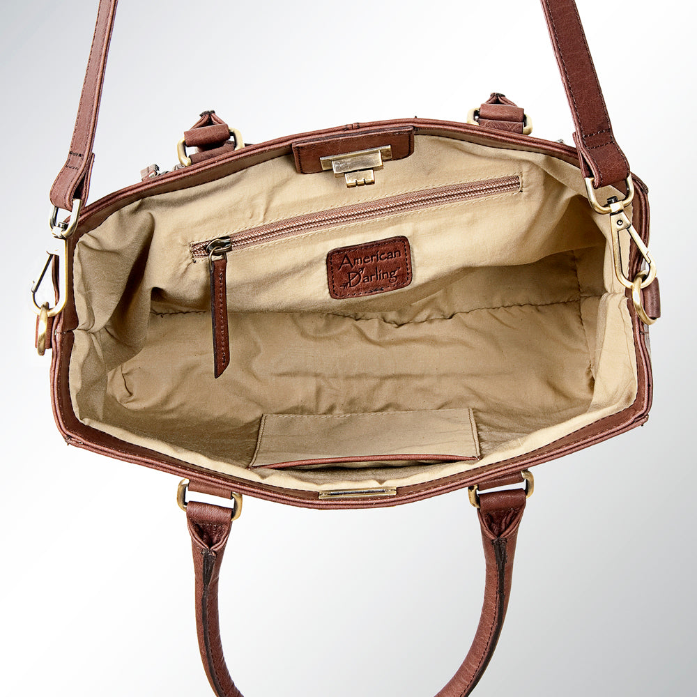 LC-ADBGI138A Tote Genuine Western Leather Women Bag