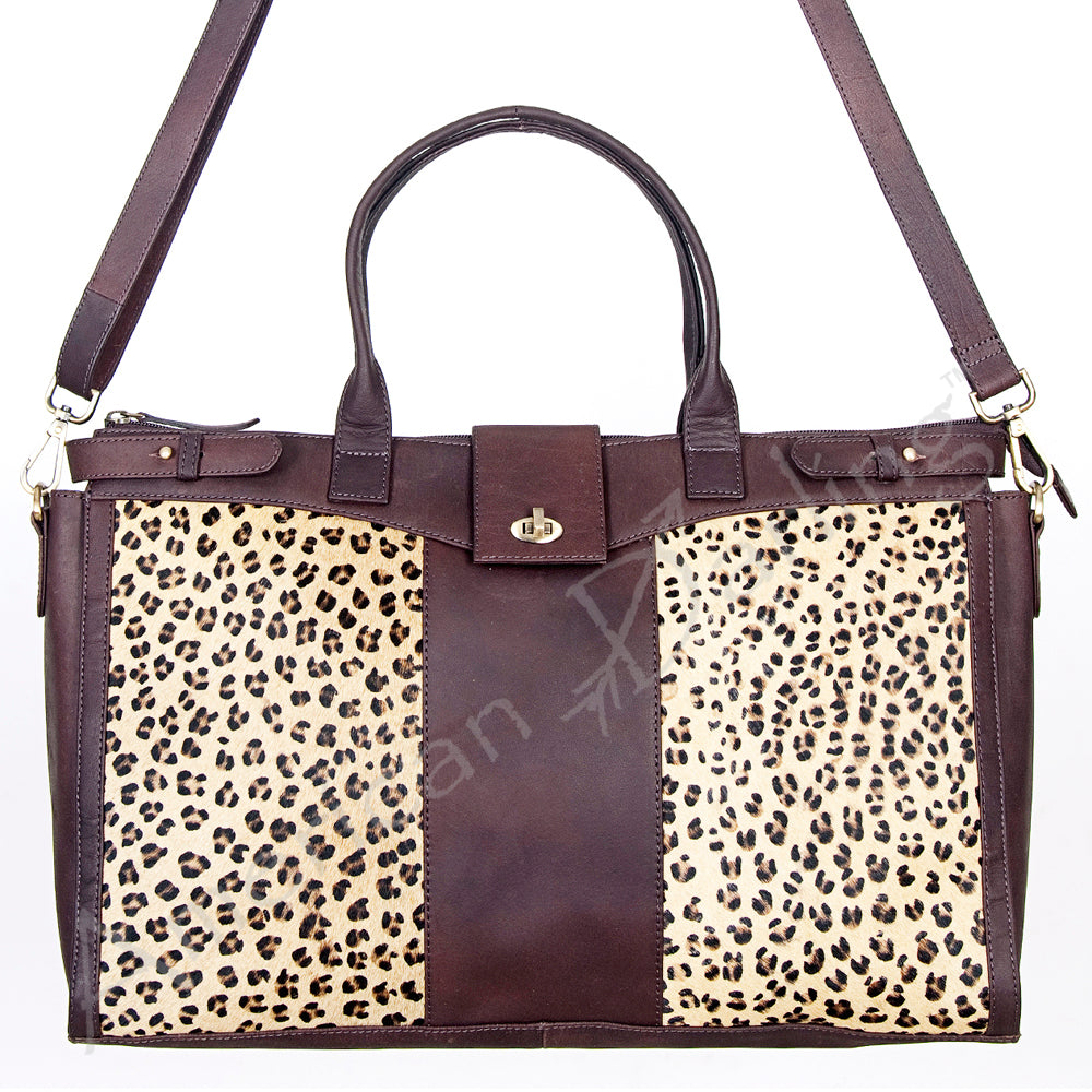 ADBGI145 Tote Hair On Genuine Western Leather Women Bag