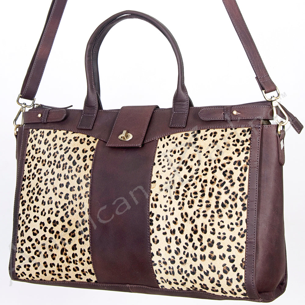 ADBGI145 Tote Hair On Genuine Western Leather Women Bag