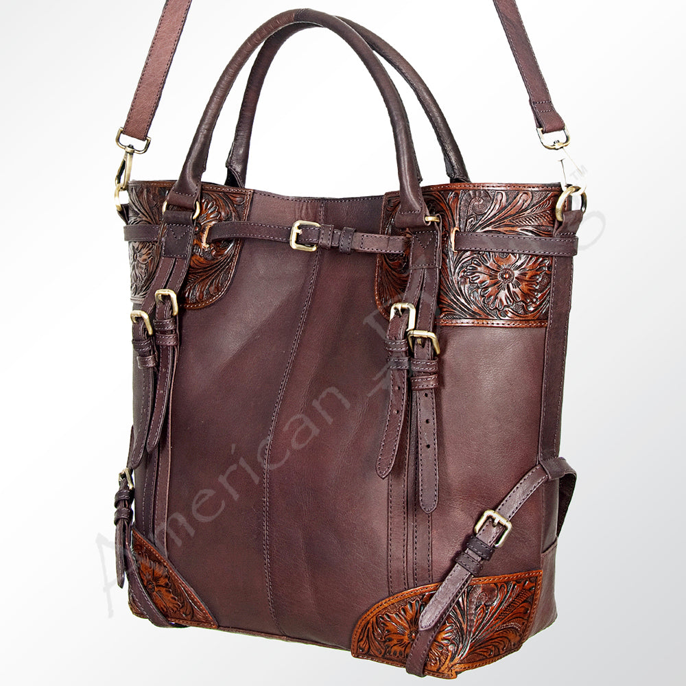 LC-ADBGI147B Tote Hair On Genuine Western Leather Women Bag
