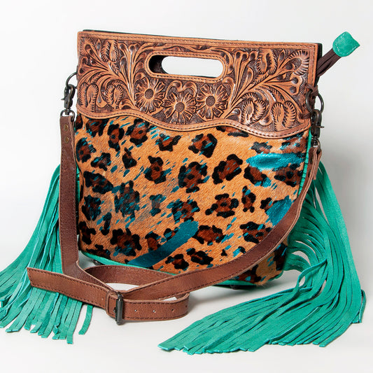 ADBGS146 Crossbody Genuine Western Leather Women Bag Teah