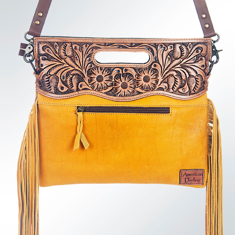 ADBGS146 Crossbody Genuine Western Leather Women Bag Teah
