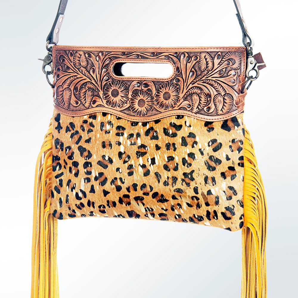 ADBGS146 Crossbody Genuine Western Leather Women Bag Teah